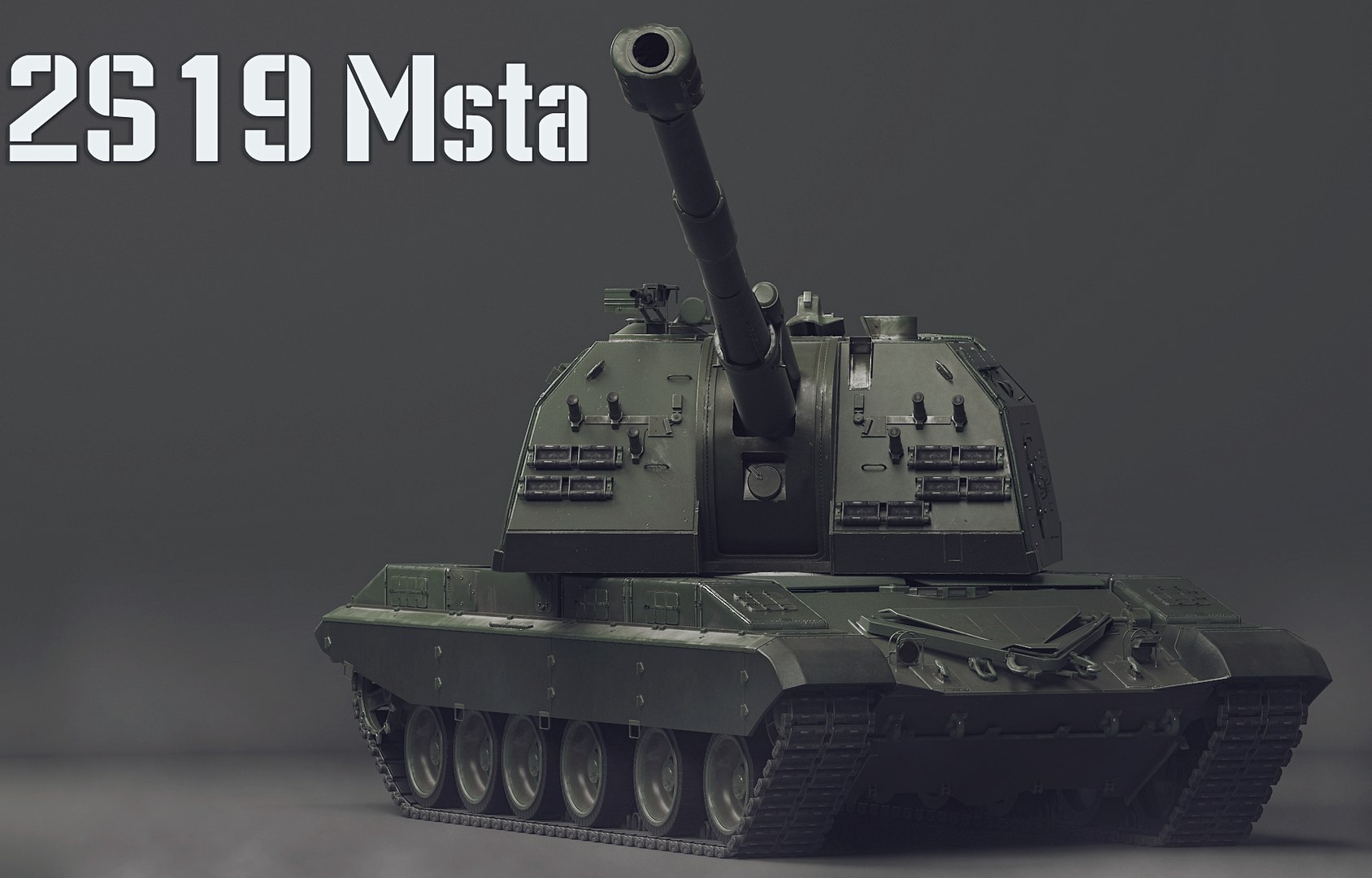 3D 2s19 tank s model - TurboSquid 1280414