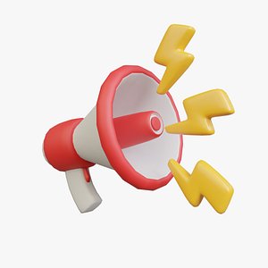 Megaphone With Lighting Sound Effect
