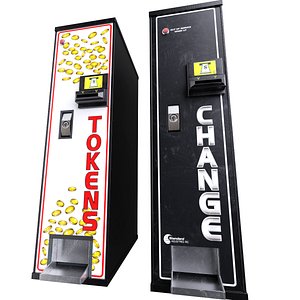 3D Change and Token Arcade Machines