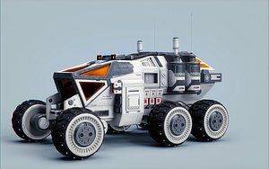 3D Vehicle Mars Rover 8K TEXTURES