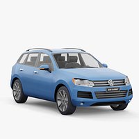 VW Touareg 2011 lowpoly