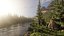 River Mountains Scene