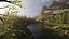 River Mountains Scene