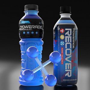 3D beverage bottle powerade