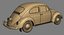 volkswagen beetle 1962 car 3D