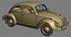 volkswagen beetle 1962 car 3D