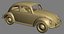 volkswagen beetle 1962 car 3D