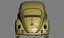 volkswagen beetle 1962 car 3D
