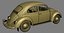 volkswagen beetle 1962 car 3D