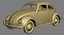 volkswagen beetle 1962 car 3D