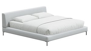 3D Charles Bed Antonio Citterio BB ITALIA model