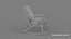 Wood Rocking Sofa Chair