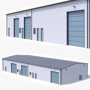 3D model Industrial Building 50 PBR