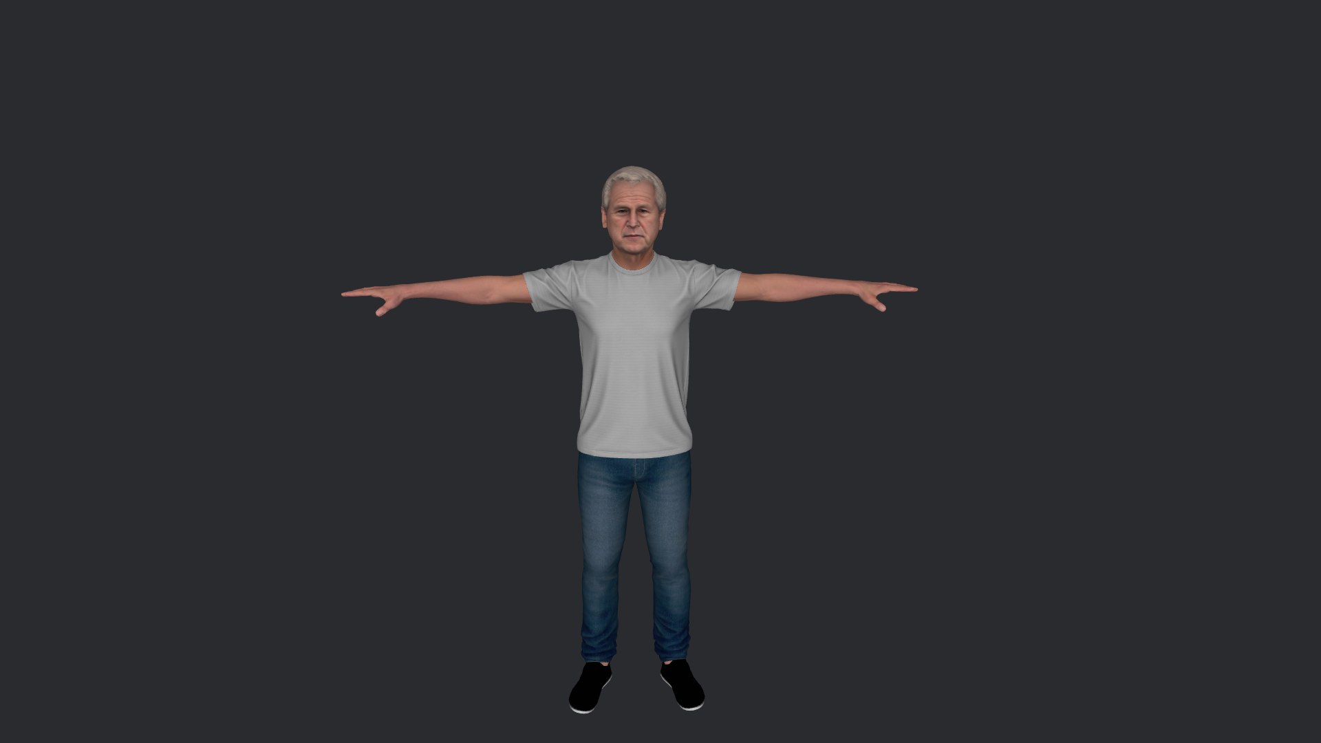 3D George-W-Bush Hyper Realistic Full Body Fully Rigged 3D Character ...