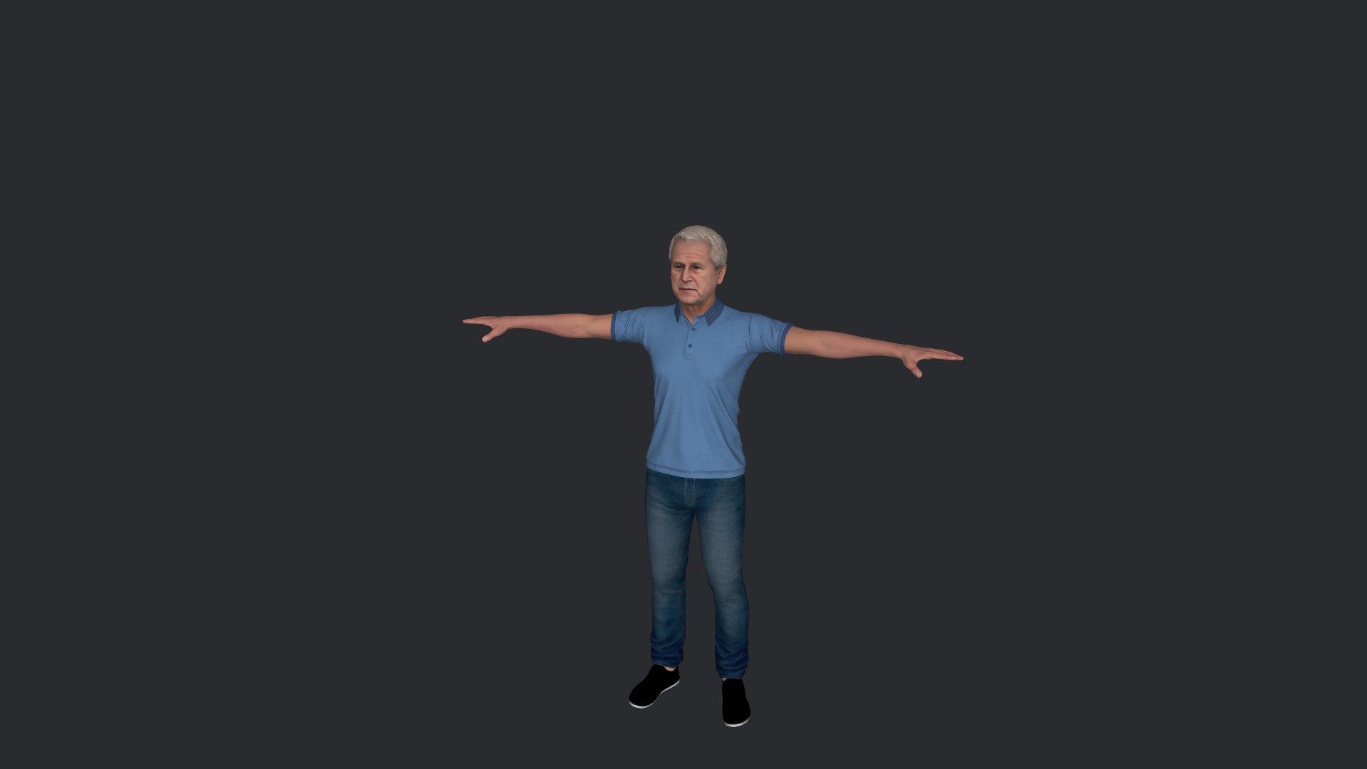 3D George-W-Bush Hyper Realistic Full Body Fully Rigged 3D Character ...