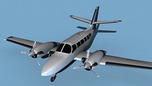 3D Cessna F406 Caravan II V15 model