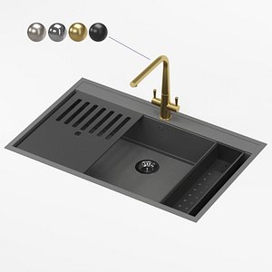 3D model RANGEMASTER kitchen sink PRA790CO