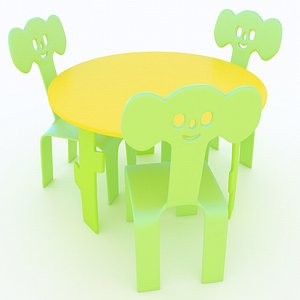 Children's table+chairs