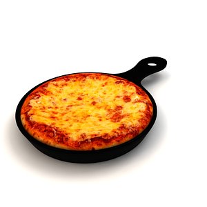 Double Cheese Pizza 3D model
