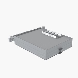 Data Center Facility Exterior and Interior with Site and Plant