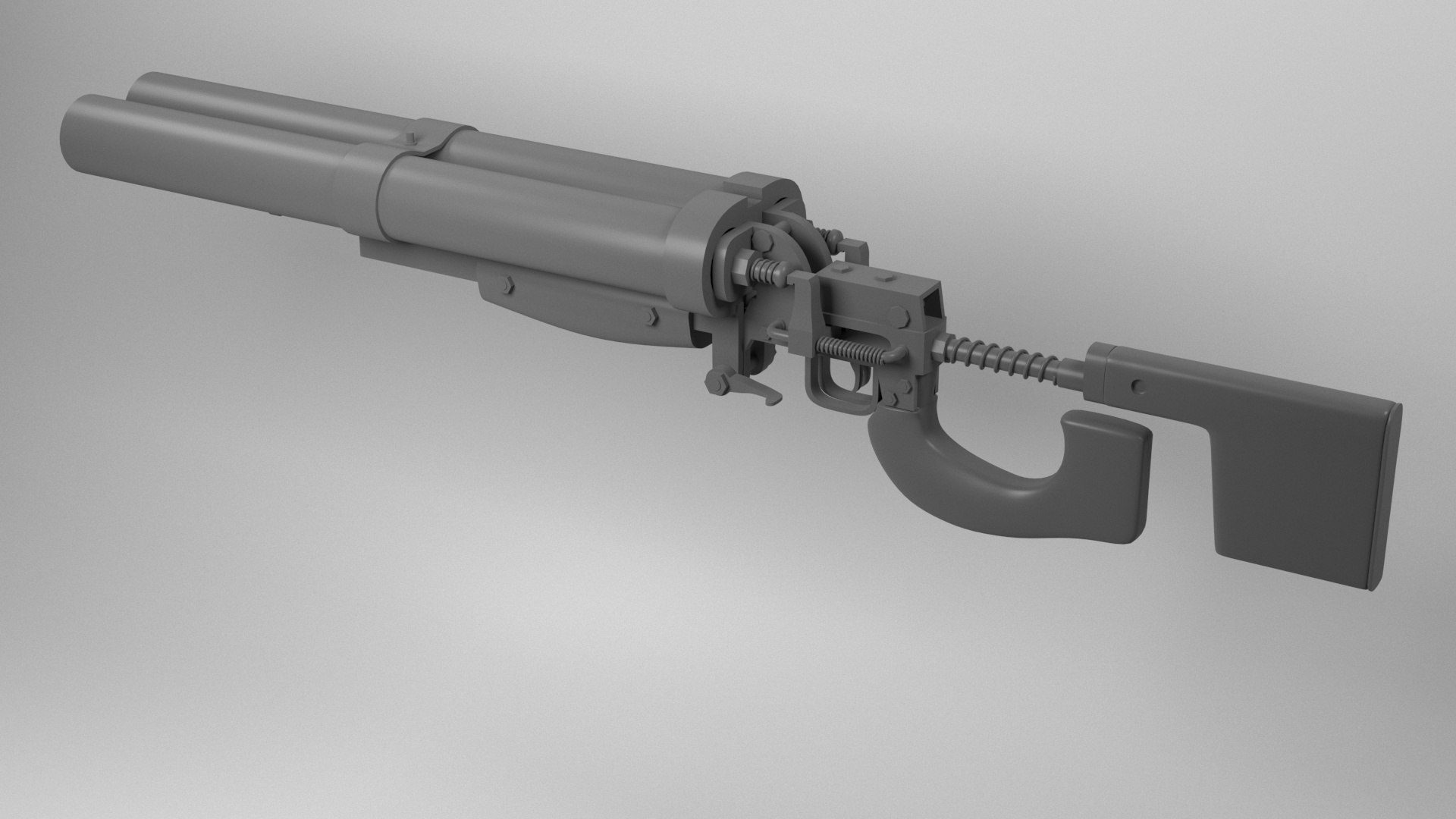 3D Gun Shotgun Model - TurboSquid 1638499