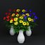室内植物盆栽花 3D 模型