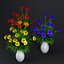 室内植物盆栽花 3D 模型