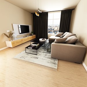 Living Room 3D model