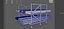 Pallet rack 3D model