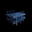 Pallet rack 3D model
