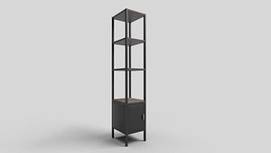 3D model Bookcase N27
