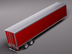 Semi Truck Cargo Trailer