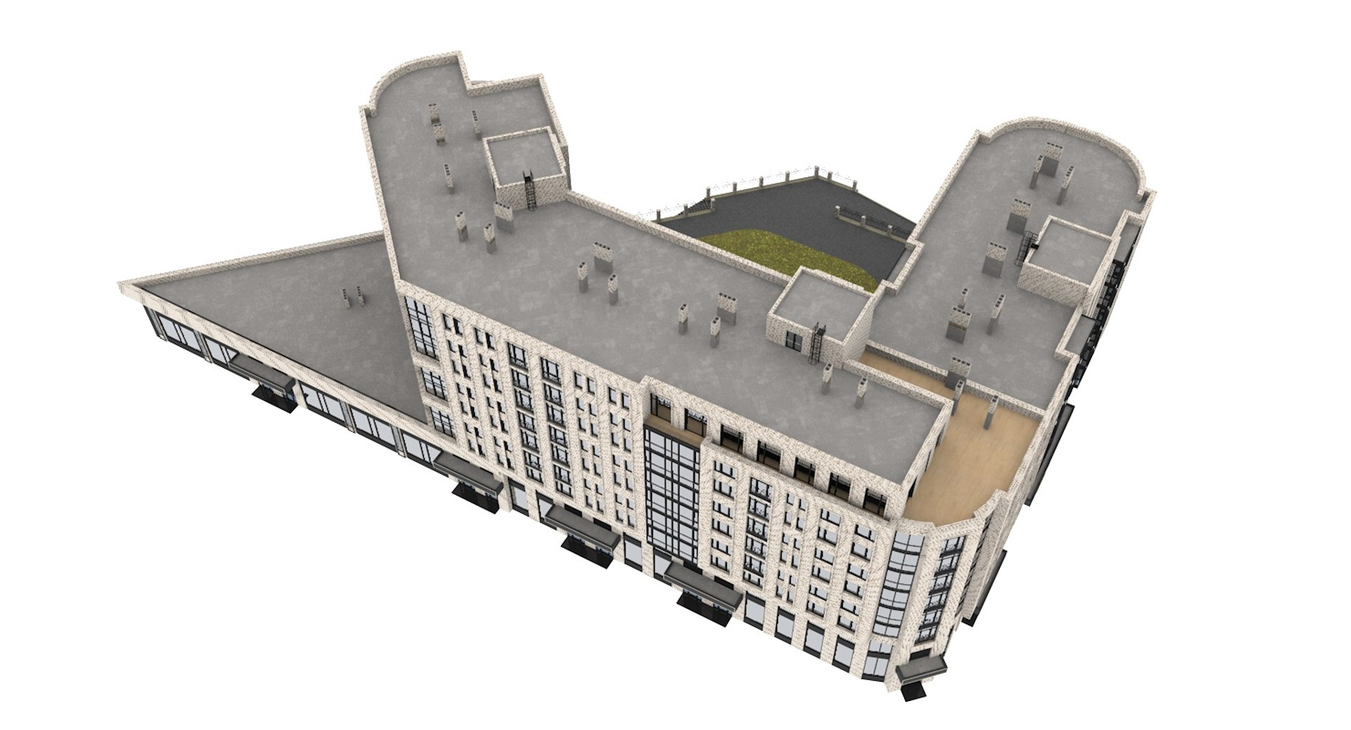 Residential Apartment Condominium 3D Model - TurboSquid 1218114