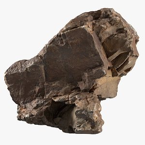 Essential Scanned Rock 12 model