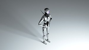 3D model Female Robot 2 - FR2