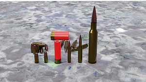 3D ready ammunition model