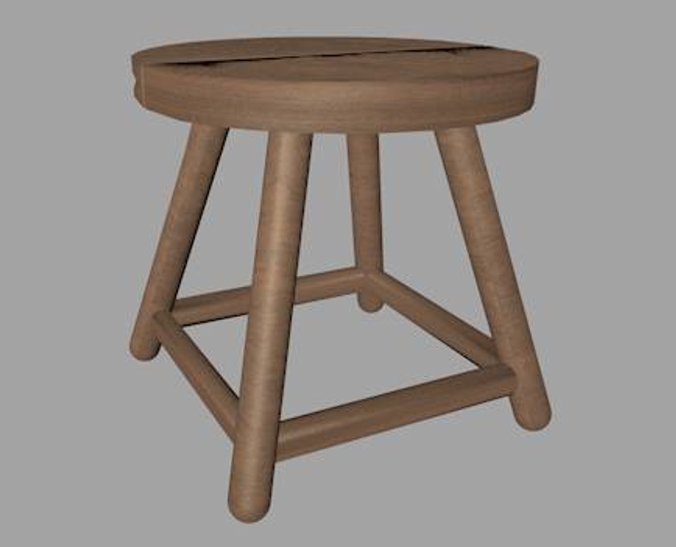 Dxf Wooden Stool