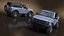 Ford Bronco SUV Off Road de duas portas Carbonizado Cinza Rigged