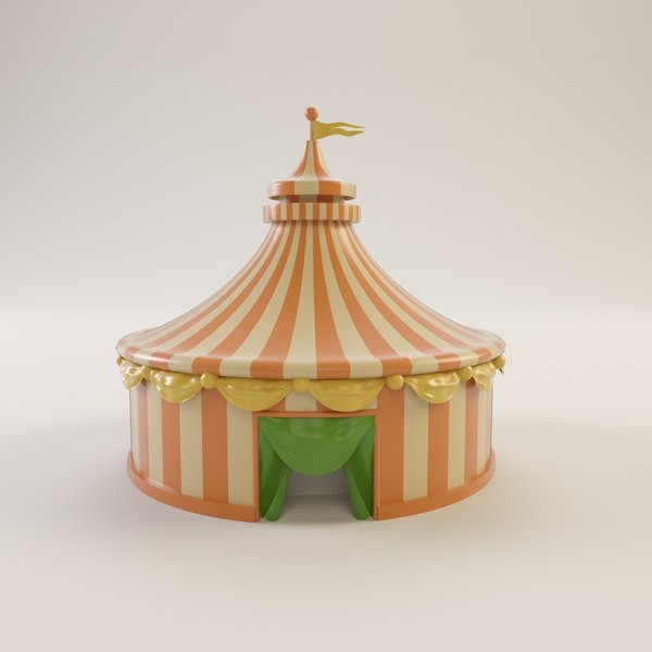 3d circus tent