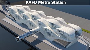 KAFD Metro Station 3D model