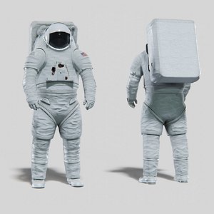 NASA XEMU Artemis Spacesuit Rigged