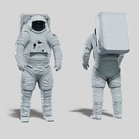 NASA XEMU Artemis Spacesuit Rigged