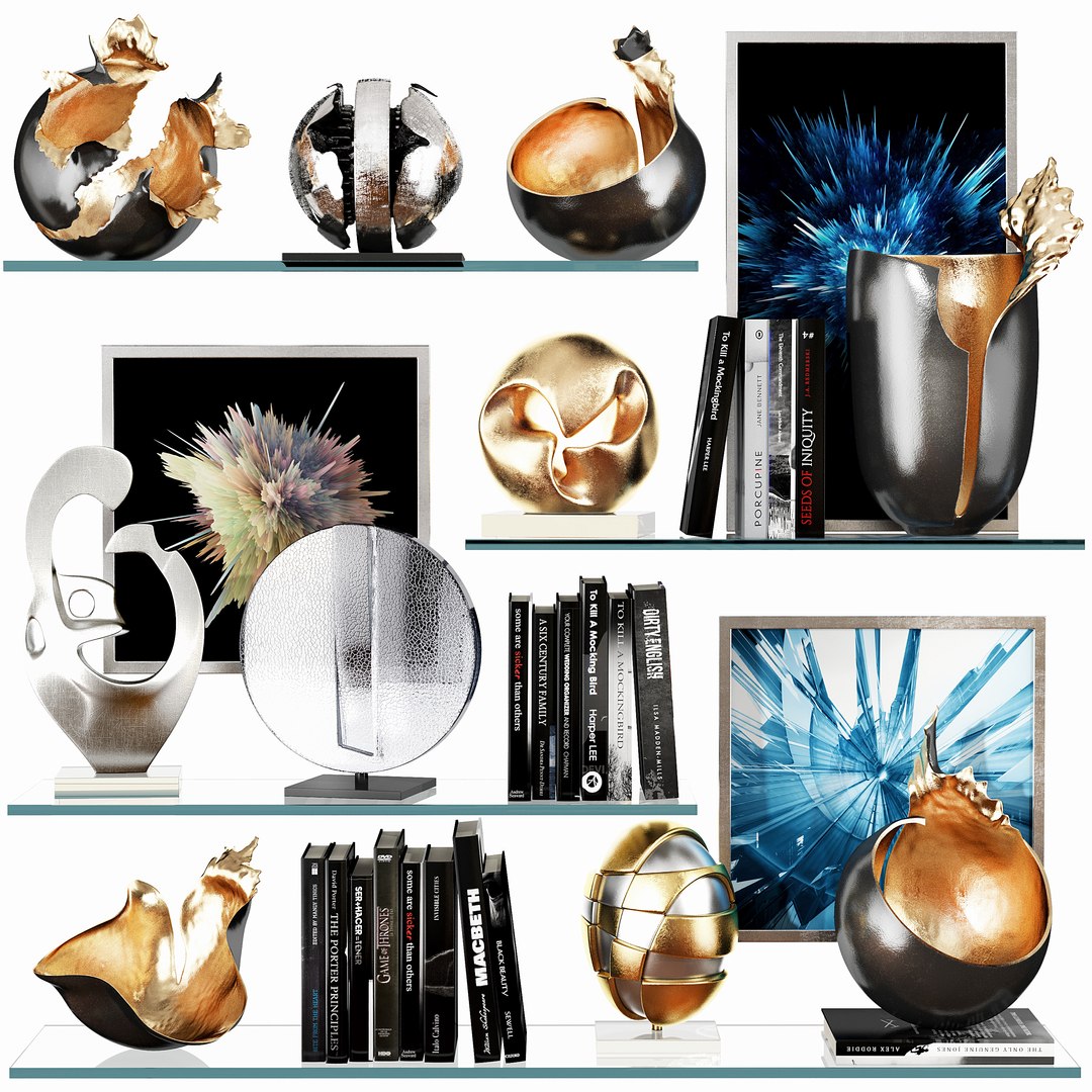 3D decoration sets vol 05 model - TurboSquid 1472186