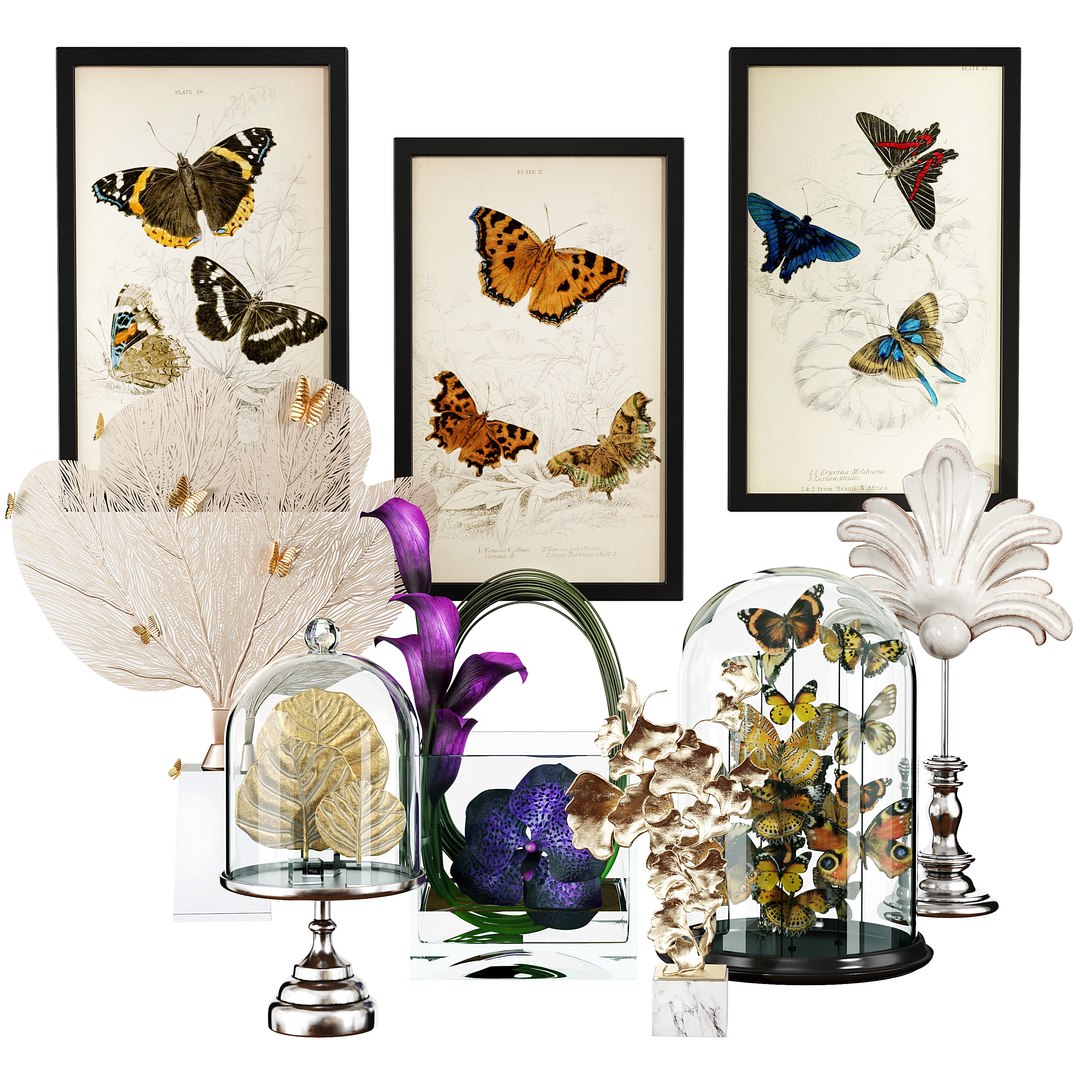 3D decoration sets vol 05 model - TurboSquid 1472186