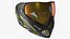 Airsoft Paintball Protective Mask Black Yellow