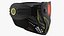 Airsoft Paintball Protective Mask Black Yellow