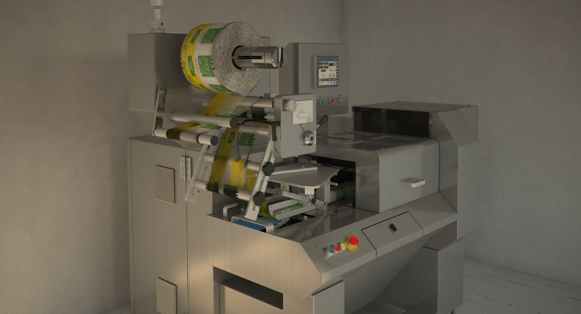 Packing Machine Model - TurboSquid 1350938