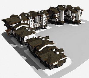 townbuilding house building 3d model