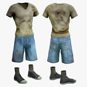 Zombie Clothes Pack 1 3D
