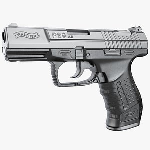 3d model gun walther p99